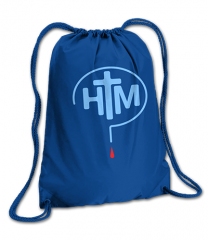 DO YOU KNOW HIM? Cinch Bag - Back - Cross Print